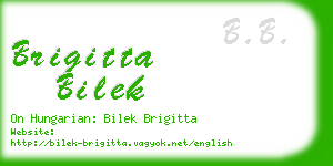 brigitta bilek business card